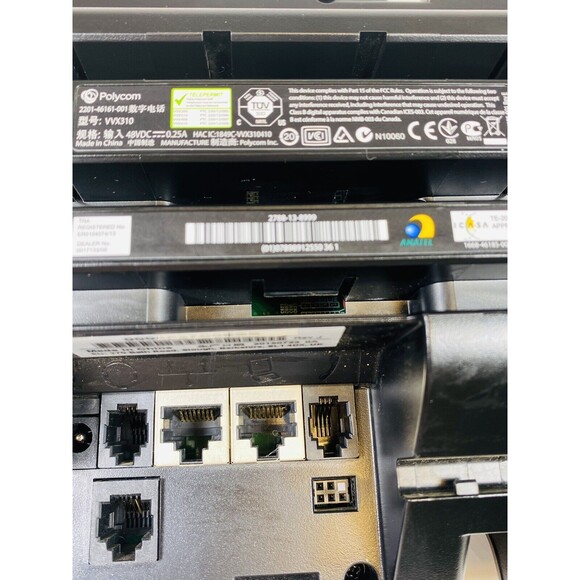 Polycom VVX 310 VoIP IP Phone & Stand AS IS VVX310 - Picture 7 of 9